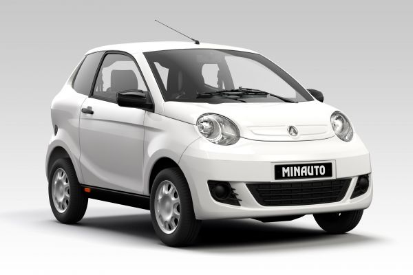 Τετράκυκλα οχήματα ασφαλούς ταχύτητας AIXAM Minauto Front